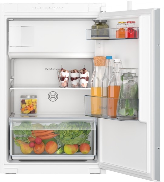 Bosch Serie 2, Einbau-Kühlschrank mit Gefrierfach, 88 x 56 cm, Schleppscharnier KIL22NSE0