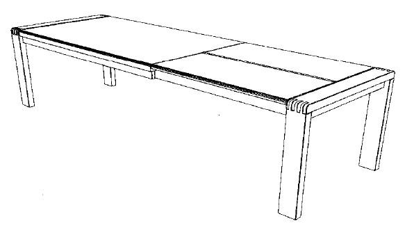 Decker-Möbelwerke - Vigo - Esstisch mit Verlängerung - Länge 220 cm - 102 588