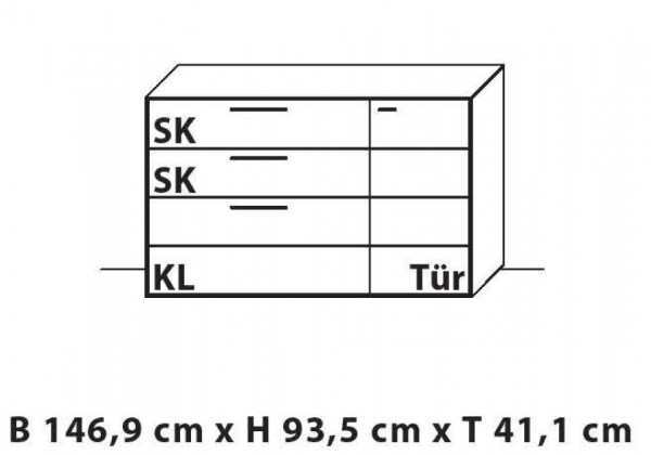 Wöstmann WM1880 - Sideboard - 3453 oder 3454
