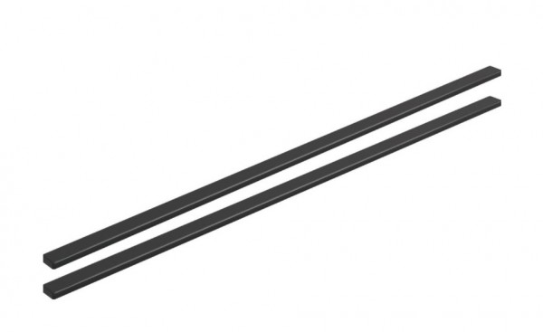 Bora - Seitenleisten für Kochfeldtiefe 515mm All Black - USL515AB