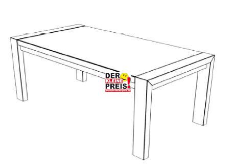 Decker-Möbelwerke - Volterra Plus - Esstisch ohne Verlängerung - Länge 200 cm