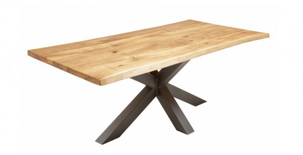 Niehoff Esstisch Modell Timba - Tischplatte mit Baumkante
