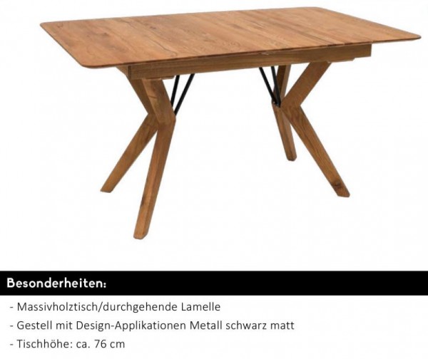 Standard - Esstisch Grenoble mit fester Tischplatte