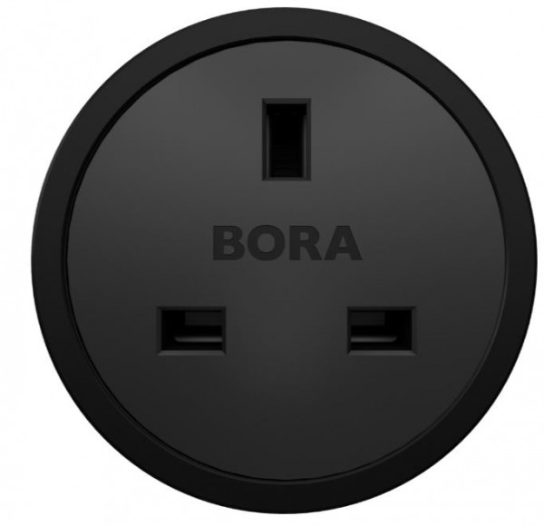 Bora - Steckdose Typ G All Black - USTGAB