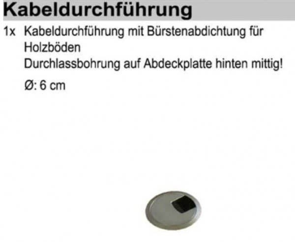 Schröder Zubehör - Kabeldurchführung (rund) - KD06