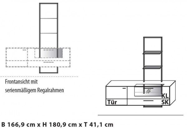 Wöstmann WM1880 - Hängelowboard - 15633 oder 15634